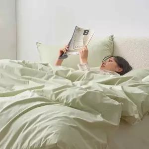 [보리보리/아망떼]수퍼코튼 60수 고밀도 순면 무봉제 차렵이불 SS/Q/K 8color