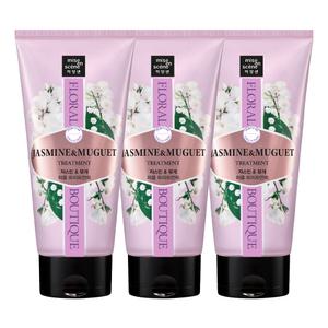 미쟝센 플로럴 부띠끄 퍼퓸 트리트먼트 쟈스민앤뮤게 300ml, 3개