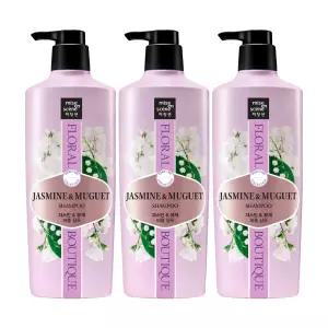 미쟝센 플로럴 부띠끄 퍼퓸 샴푸 쟈스민앤뮤게 650ml, 3개