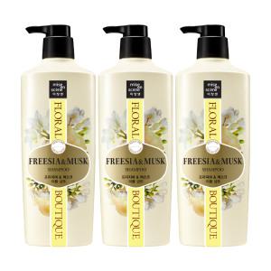 미쟝센 플로럴 부띠끄 퍼퓸 샴푸 프리지아앤머스크 650ml, 3개
