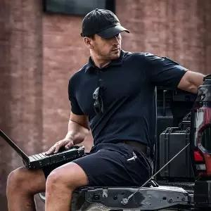 [CQR] 네고시에이터 쿨링 냉장고 경량 밴딩 스판 남자 반바지  CQ-TSP600