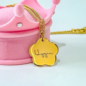 [케이스증정] 샤이니유 빅플라워 3종 꽃 아기 미아방지목걸이 써지컬스틸