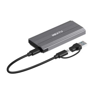 하슬랜 C타입 NVME NGFF 겸용 M.2 외장 SSD케이스 M2362-COMBO