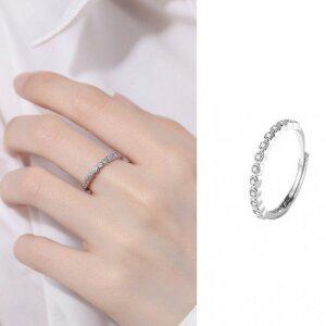 링 주얼리 반지 S925 골드 커플링 주얼리 크리에이티브 패션 실버 알레르기 오픈조절가능 우정