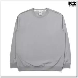 [K2]KMU23254SH 남성 가을 심플 그래픽 우븐 맨투맨 티셔츠