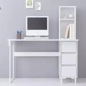 아트박스/벨리카가구 코나 1인용 컴퓨터 게이밍 데스크 1200 화이트 책상