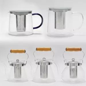 시앵 키친프리 유리포트 (직화용) 시리즈 유리주전자 티포트 차주전자 내열유리