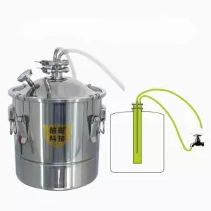 와인 양조기 포도주 담금주 소주 술 발효 숙성 증류기 발효통(20L/201재질)+항온