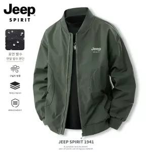 JEEP SPIRIT 남자 항공점퍼 봄 가을 캐주얼 루즈 야구 재킷