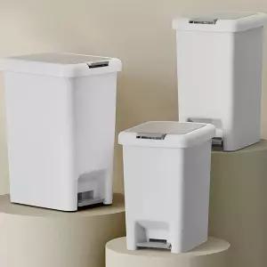 투웨이 더블 스탠드 휴지통 20리터 인테리어 원터치 미니쓰레기통 거실 사무실 화장실용