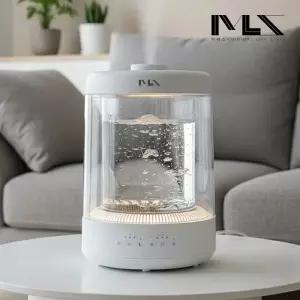 미라스 가열식 가습기 4L MS-4000HG 유리 대용량 분리형 물멍 가습기 신생아 아기