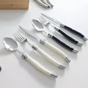 리옹 라귀올 커트러리세트 포크 나이프 스푼 3P세트 (4color)