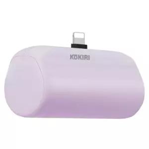 JMds 코끼리 보조배터리 미니퀵 고속충전 5000mah 8핀 (퍼플)