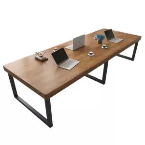 우드슬랩 카페 테이블 대형 8인 책상 원목 식탁 회의 나무 빈티지 다이닝 작업대 사무실 데스크 긴 학원