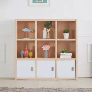 G3108 9칸 낮은 도어 책장 1200 4colors 착불