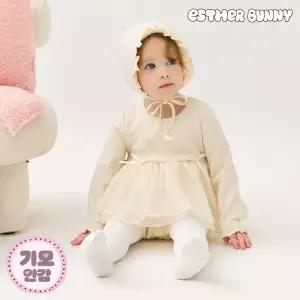 [에스더버니리틀] 러블리튜튜골지기모아기바디슈트