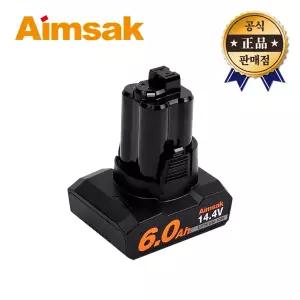 아임삭 리튬이온 배터리 B60P14B 14.4V 6.0Ah B60P14A 후속 베터리 삽입형 충전 드릴 공구