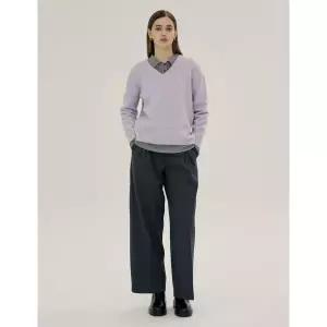 [롯데백화점]나이스클랍 벨티드 턱 와이드 핏 팬츠 N254PWPA24