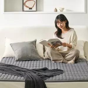 [원격조정 스마트IOT]곰표한일 엠보패딩 탄소매트 EMF 전기요 전자파없는 전기장판 전기매트 비오닉