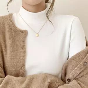 5컬러 여성기모반목티 겨울 방한 얇은 이너 반폴라 반목폴라 정장 흰색 검정 66 77