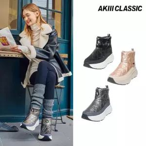 아키클래식 여성 퀼팅 방한화