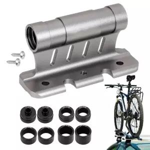 차량용자전거거치대 캐리어 차량용 랙 지붕 자전거 포크 거치대 걸이 걸게 브라켓 어댑터 알루미늄 합금 수