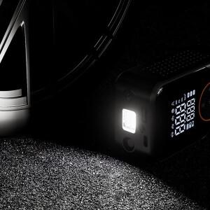 휴대용 무선 자동차 공기 주입 펌프  충전 타이어 압력 감지 인플레이터 스마트