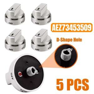 스테인레스 스틸 오븐 스토브 손잡이 교체 부품 LG 호환 가스레인지 버너 액세서리 AEZ72909008 AEZ7345350