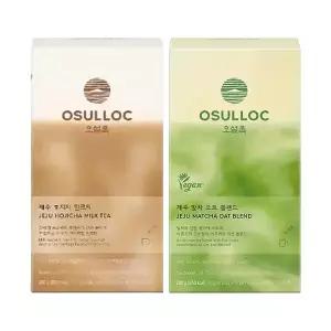 오설록 제주 호지차 밀크티 10입, 1개+제주말차 오트 블렌드 10입, 1개