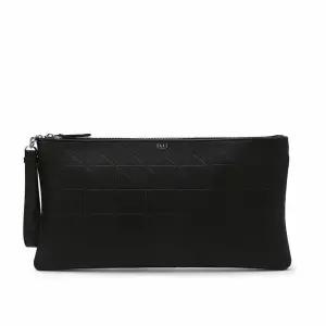 닥스핸드백 DBBA6E279BK [GRID MAXI] 블랙 그리드 패턴엠보 소가죽 클러치