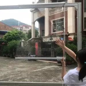 투명 비닐 블라인드 PVC 투명한 롤스크린 천막 커튼 방수