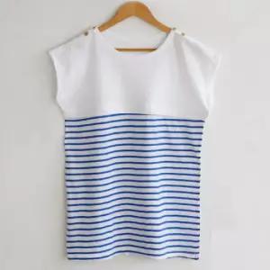 F.반팔마린수유티- 임산부 여름 수유복 면티 외출복