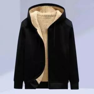 뽀글이자켓 무지집업 점퍼 후드집업 양털 겨울 뽀글이 와익모 블랙집업 남자