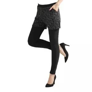 (빅)[까르죠아]겨울기모반바지/치마레깅스