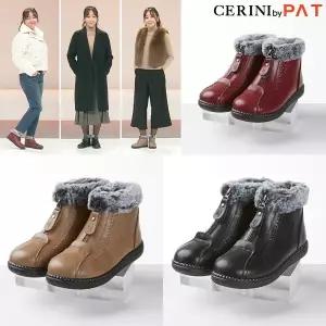 [CERINI by PAT] 라미네이팅 소가죽 보아털 여성 방한화 1종