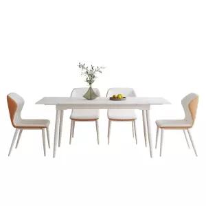 접이식 식탁 의자 세트 거실 클래식 4인 엔틱 테이블