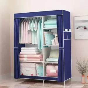 시스템 행거 이동식 비키니 옷장 조립식 행거 옷방 수납 패브릭 수납함 정리함 자취방 가성비 대용량