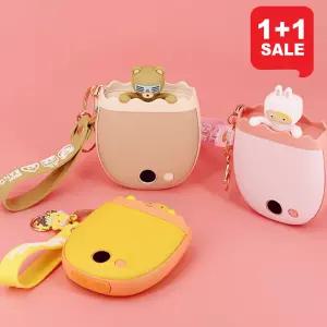 1+1 캐릭터 키링 양면발열 손난로 보조배터리