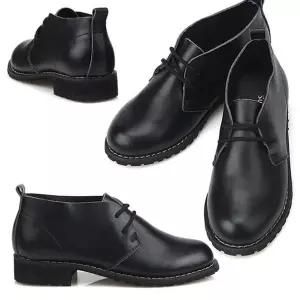 [하프클럽/]가죽 여성 워커화 옥스포드화 단화