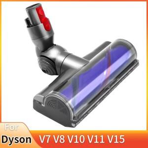 다이슨 호환 V7 V8 V10 V11 V15 나무 바닥 부착용 전기  구동 진공 헤드 강모 롤러 브러시 부품