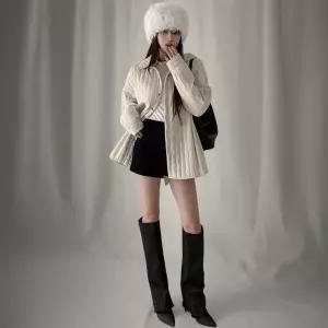 |CHJ6B37|여성 코듀로이 골덴 오버핏 누빔 셔츠 자켓 점퍼