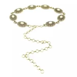 |CCA84B2|여성용 조절 가능한 체인 허리벨트