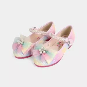 [슈펜키즈] [레인보우] 진주 라이팅 구두 (HPKWFD221G-T)