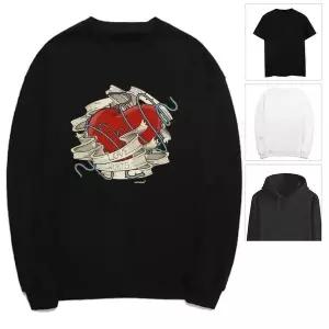 [하프클럽/]후드티 긋디자인 하트 커플 전사이즈