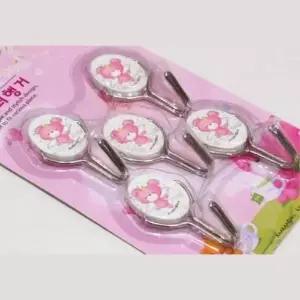 고품질 ksr 캐릭터 벽후크5P-랜덤발송 문걸이도어훅 문옷걸이 (WFJ04XR)