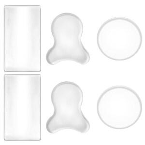 메페이스 6개 젤 발목 패드 디스크 프로텍터 브레이스 롤러 스케이트 액세서리 남성용 부츠 피겨 아이스 스케이팅 하키 인라인 하이킹 라이딩 스키 보호