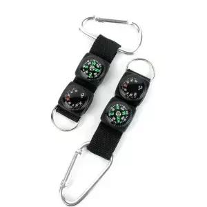 멀티온도계 멀티나침반 생존 재난대피 다기능 카라비너 온도계 나침반 (WFJ0UV8)