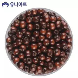 [하프클럽/]유니아트 (우드) 모양비즈 81번 (통) G50