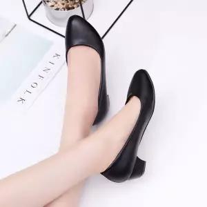 [하프클럽/]여성 면접용 구두 낮은 굽 단정한 정장구두 빅사이즈