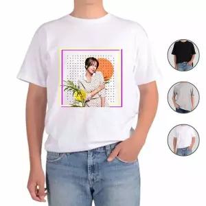 [하프클럽/]반팔면티 단체반팔티 반팔티 물방울 가족티 커플